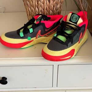 Nike Kyrie 8 GO Kids Sneakers with Neon Accents